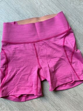 Outdoor Voices Pink and Coral Athletic Shorts